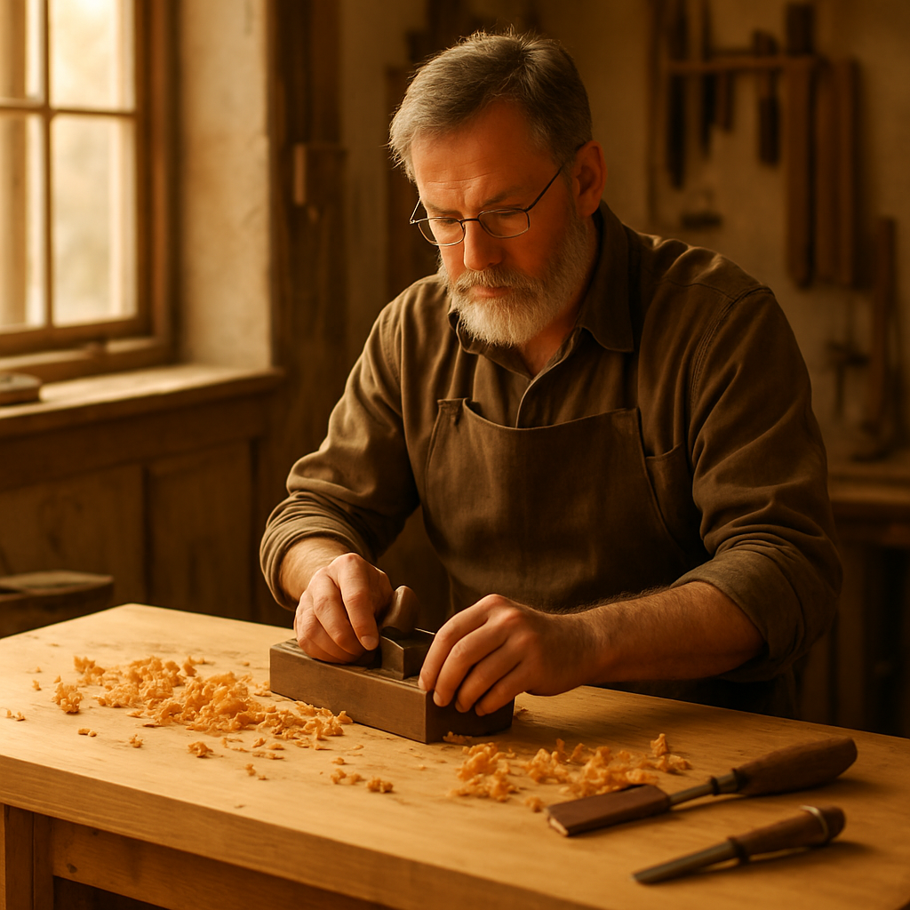 Master craftsman at work